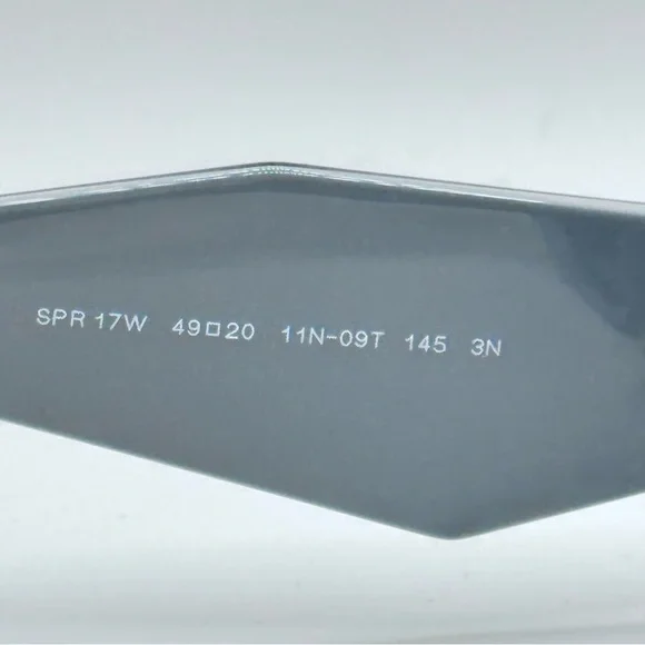 Prada - Sunglasses Symbole PR17WS - Marble Grey / Black, NIB 49-20-145 - Picture 8 of 16